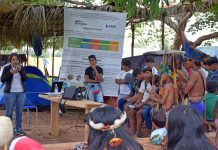 Indígenas participam da campanha mundial da internet “Desafio do Lixo”