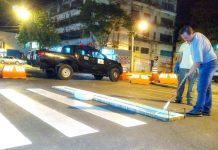 Em 10 meses, Secretaria de Trânsito pinta mais de 200 faixas em Vilhena; prefeito acompanha