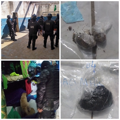 Em nota, agentes penitenciários detalham revista na cadeia de Cerejeiras; drogas e outros objetos foram encontrados