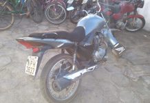 Denúncia leva polícia a recuperar moto furtada em frente hospital de Vilhena