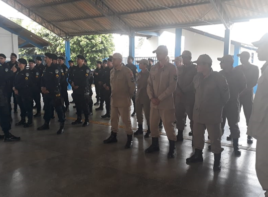 PMs e bombeiros atuam na fiscalização das provas de programa voluntário em Vilhena