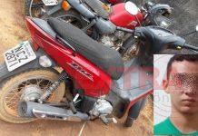 PM prende suspeito e recupera moto tomada em assalto em Cerejeiras