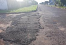 Empresário questiona qualidade de serviços de tapa-buracos em Corumbiara; fotos e vídeo