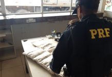 PRF prende duas mulheres transportando em ônibus mais de 13 quilos de cocaína em RO