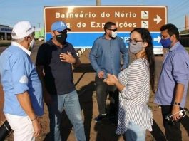 Cirone Deiró acompanha equipe do Detran na vistoria técnica para implantação de semáforo na BR 364 em Cacoal