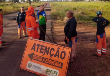 Com indicação de Eyder Brasil, DER inicia recuperação da RO-473