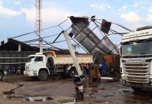 Temporal causa estragos em Cacoal