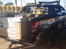 PRF apreende 4 mil maços de cigarros contrabandeados em RO