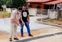 Ao contestar vídeo, morador diz que canaleta foi construída de forma voluntária em Vilhena