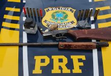 Motociclista é preso transportando arma de fogo e munições de forma ilegal em Vilhena