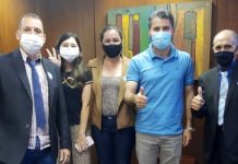 Em visita a senador, prefeita consegue R$ 3 milhões para obras de asfalto e aquisição de máquinas para Chupinguaia