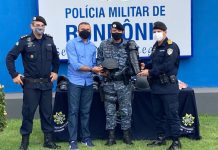 Alex Silva entrega equipamentos de segurança para Força Tática da Polícia Militar em Porto Velho