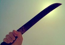 Homem armado com facão tenta invadir casa e deixa policial ferido Cerejeiras