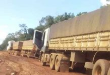 Caminhoneiros reclamam do estado precário da “Rodovia do Boi” entre Parecis, Chupinguaia e Corumbiara