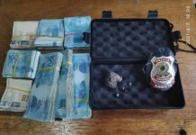 PF prende homem transportando mais de R$ 50 mil em dinheiro e pedras Borax em RO