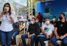 Rosangela Donadon participa do lançamento do programa “Tchau Poeira” do governo em Vilhena