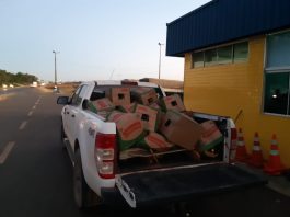 Em Vilhena, polícia recupera caixas de óleo furtadas em caminhão tombado em MT e detém suspeitos