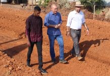 Em Colorado, Ezequiel Neiva realiza mais uma inspeção nas obras de asfaltamento