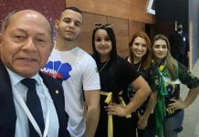 Coronel Chrisóstomo se reúne em Brasília com jovens apoiadores de RO