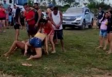 VÍDEO: mulheres partem para agressão e agitam tarde de domingo em balneário de Vilhena