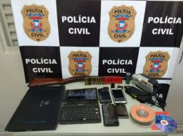 Polícia Civil prende foragido de RO com armas de fogo e munições em Jauru