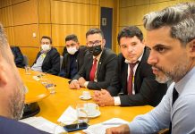 Leandro da Saúde percorre Brasília em busca de atendimento a demandas de Corumbiara