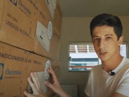 VÍDEO: vereador revela drama de escola invadida por pombos e “descobre” 14 aparelhos de ar-condicionado parados há 7 anos em Vilhena