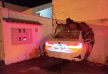 VÍDEO: motorista com sinais de embriaguez perde controle de direção e derruba parede de posto de combustível em Vilhena