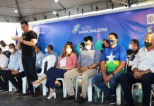 Eyder Brasil participa do lançamento dos Programas “Tchau Poeira” do governo na cidade de Porto Velho