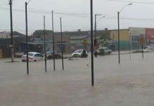 VÍDEOS: ruas ficam alagadas durante chuva intensa em Porto Velho