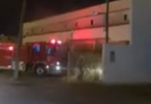 VÍDEO: bombeiros são chamados para conter incêndio em prédio da antiga concessionária Fiat em Vilhena