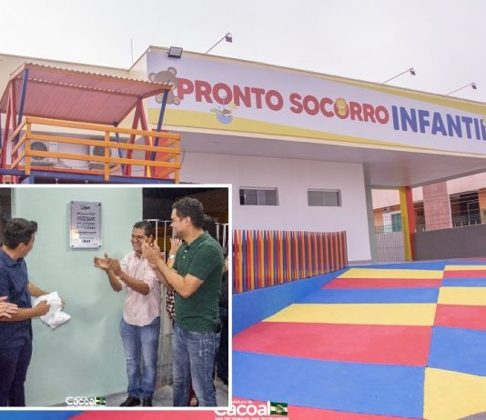 Cacoal inaugura 1º Pronto-Socorro Infantil do interior de RO e prefeito comenta: “atendimento com mais dignidade”