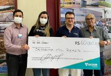 Sicoob Credisul doa R$ 60 mil para Hospital de Amor em Porto Velho