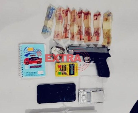 Em Vilhena, suspeito de vender drogas no setor 19 é detido pela PM com simulacro de pistola