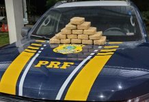PRF apreende nove quilos de cocaína em Vilhena