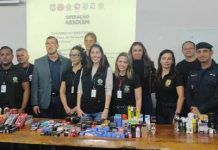 VÍDEO: PM, MP, PC e órgãos de fiscalização combatem venda de cigarros eletrônicos e fumo a menores de idade em Vilhena