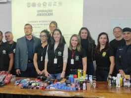 VÍDEO: PM, MP, PC e órgãos de fiscalização combatem venda de cigarros eletrônicos e fumo a menores de idade em Vilhena