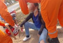 Motociclista é socorrida a UPA após colisão com carro em Vilhena