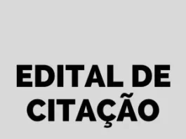 EDITAL DE CITAÇÃO