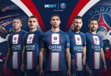 1xBet – nova parceira regional do PSG
