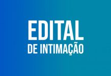 EDITAL DE INTIMAÇÃO; VEJA