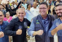 Ezequiel Neiva e o filho, Wiveslando Neiva, candidatos a deputado estadual e federal, recebem adesão na Zona Sul de Porto Velho