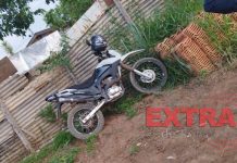 Motocicleta tomada em assalto no Cidade Verde II é localizada em Vilhena