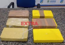 PM prende motorista transportando 6 quilos de cocaína em Cacoal