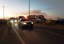 FOTOS E VÍDEOS: “Tropa de Choque” chega e trânsito começa a fluir na BR-364 em Vilhena