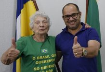 Pioneira vilhenense visita prefeitura e elogia gestão de Ronildo Macedo: “nunca vi nossas ruas tão belas”