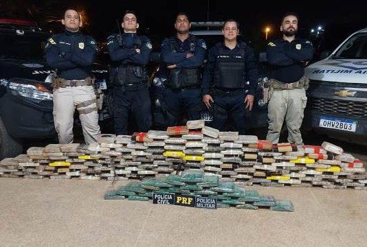 PM prende três homens e apreende 170 quilos de drogas próximo a Machadinho do Oeste