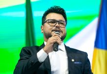 Em discurso de posse, presidente Marcelo Cruz diz que vai trabalhar em harmonia, para promover o bem