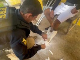 Em Vilhena, mãe e filho são presos transportando mais de seis quilos de cocaína em ônibus