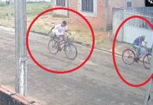 VÍDEO: em plena luz do dia, dupla age rápido, entra em casa e furta bujão de gás em Vilhena